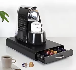 WomenWonders 50-Cup Coffee Pod Holder & Storage Drawer | Nespresso Pod Holder | - Picture 1 of 7