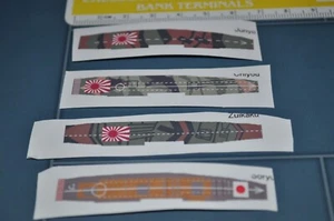 Paquete de 4 pegatinas personalizadas para mazo de portaaviones japonés de Axis & Allies - Imagen 1 de 3