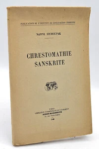 Nadine Stchoupak : CHRESTOMATHIE SANSKRITE. 1948. Sanskrit - Picture 1 of 1