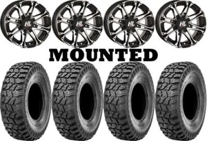 Kit 4 Sedona Ridge Saw 2.0 Tires 24x10-12 on High Lifter HL3 Machined Wheels POL - Picture 1 of 5