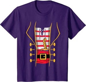 Pirate Happy Halloween Costume Party Time Funny Tee Youth Unisex T-shirt - Picture 1 of 6