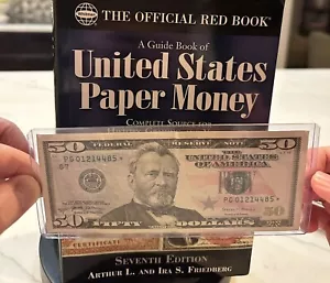 NEW $50 STAR NOTE FIFTY Dollar Bill Series 2017A ⭐️⭐️⭐️ - Picture 1 of 2