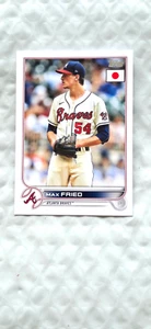Topps Edición Japón 2022 - Max Fried - Tarjeta # 52 - Casi nuevo/como nuevo - III - Imagen 1 de 6