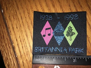 Girl Scout/Girl Guide Patch-Embroidered Ribbon " Britannia Park 1938-1998" New - Picture 1 of 1