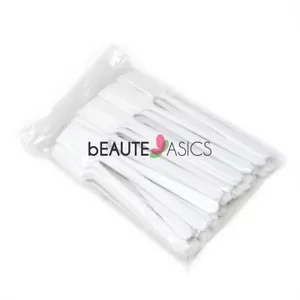 50 Pcs Plastic Tapered Spade Cosmetic Sampling Mixing Spatula 5" L (PS4013x1) - Picture 1 of 2
