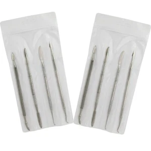 2 Sets 4 Pcs Wax Carver Set Stainless Steel Surgical Dental Instruments,PR-174 - Picture 1 of 2