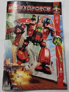 LEGO 7704 EXO-FORCE INSTRUCTION MANUAL ~ SONIC PHANTOM - Picture 1 of 2
