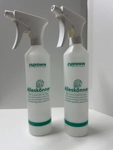  proWIN Alleskönner Sprühflasche 500 ml - DOPPELPACK - ohne Inhalt - Bild 1 von 2