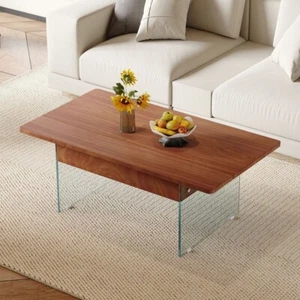 Lift Top Coffee Table, 43.3" Lift Tabletop Center Table with Hidden Compartment - Picture 1 of 14