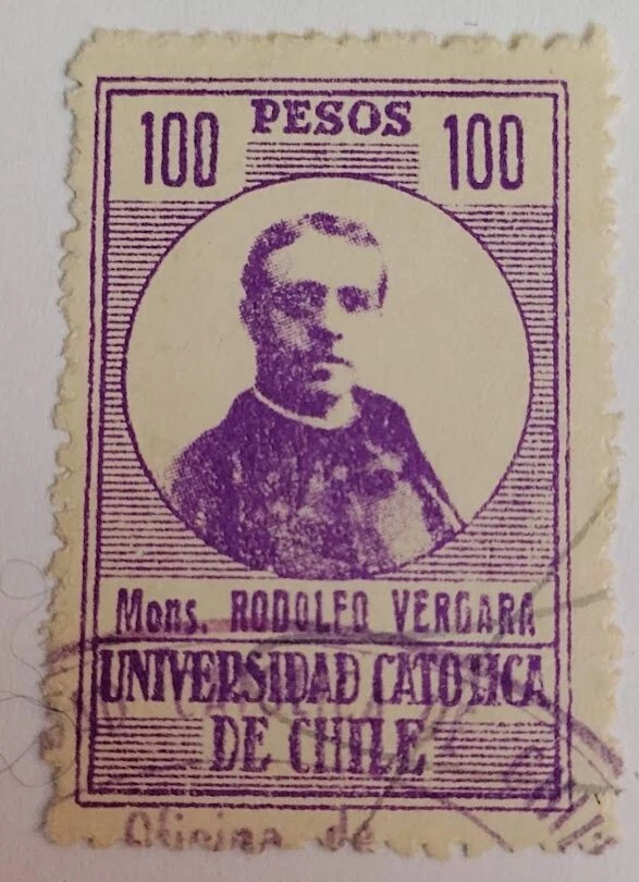 Chile Revenue Universidad Catolica Mons. Rodolfo Vergara $100 used (A310) - Image 1 of 1
