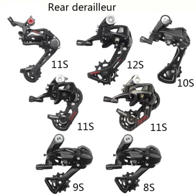 Desviadores traseros de bicicleta de carretera de carbono 2*8/9/10/11/12 velocidades para bicicleta Foto 1 de 4
