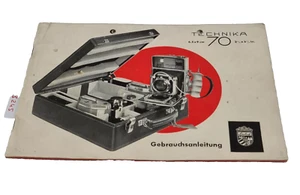 LINHOF Technika 70 Bedienungs-Anleitung Manual Instructions 1962 Vintage 245/21 - Imagen 1 de 4