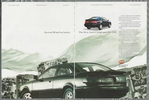 1990 AUDI Coupe Quattro 2-page advertisement, Audi ad, Coupe rear view - Picture 1 of 3