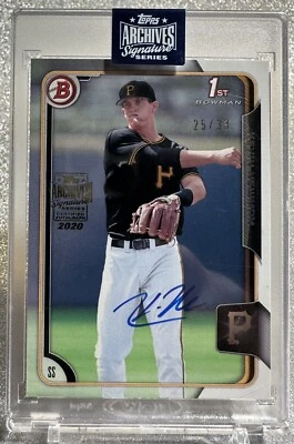 Kevin Newman 🔥25/33 RARO Auto 2020 Archives Signature - 2015 1st Bowman Draft Foto 1 de 2