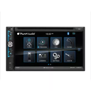 Planet Audio P9695BRC 2-DIN In-Dash Bluetooth DVD Receiver w/ 6.95" Touchscreen - Picture 1 of 2