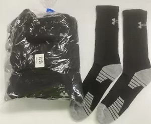 Under Armour Moisture Wicking Athletic Crew Socks, Large(men's shoe 9-12), 12 pr - Picture 1 of 1
