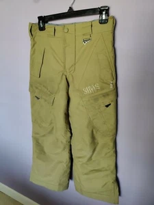 Sims Lined Ski Pants Insulated Brown Tan Snow Board Performance Mens Large L - Picture 1 of 12
