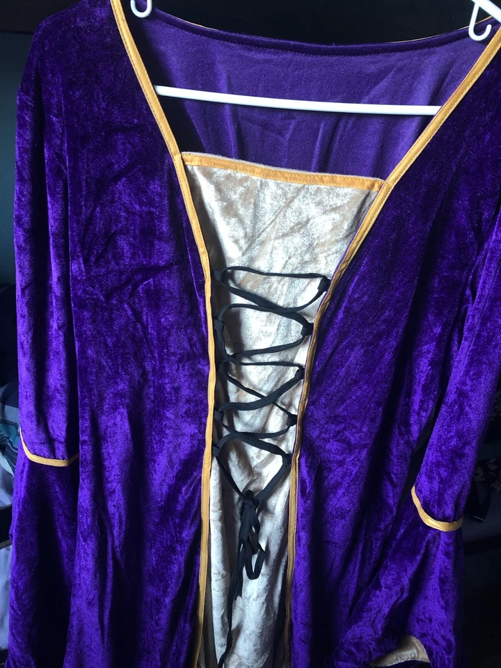 Medieval Lady Renaissance Faire Velvet Queen Dress Game of Thrones Gown S - Image 1 of 1