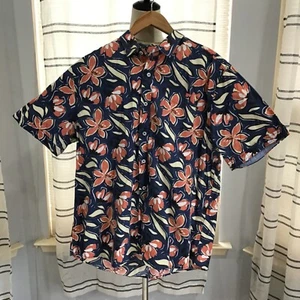 Descendant of Thieves Men Size XL Hawaiian Floral Shirt Rare Quiet Luxury Modern - Picture 1 of 9
