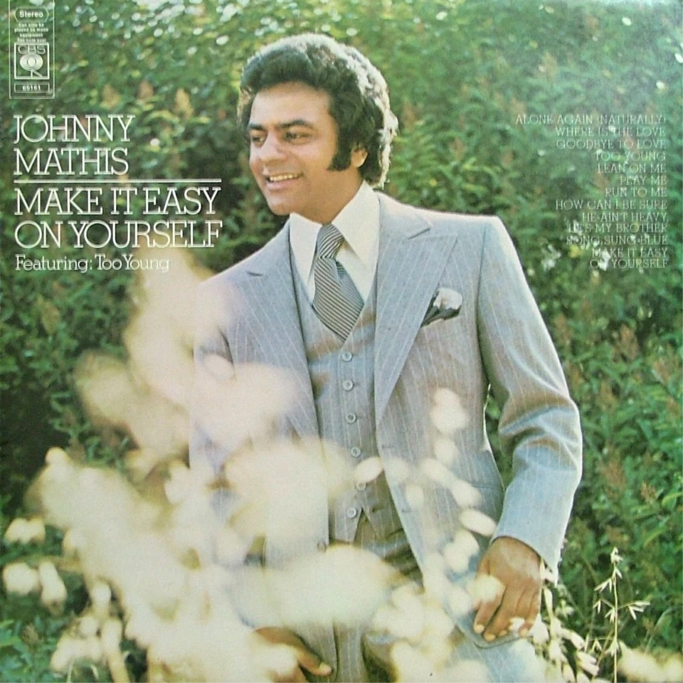JOHNNY MATHIS -" MAKE IT EASY ON YOURSELF "-1972-VINYL ALBUM LP - Image 1 of 1