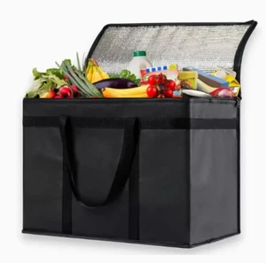 Insulated Grocery Bags Large Capacity Insulation Bag, Reusable Grocery Tote - Picture 1 of 9