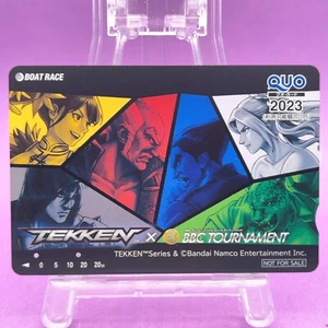 Tekken BBC Tournament 2023 Quo Card Bandai Namco X Boat Racing Japan Collectible - Picture 1 of 7