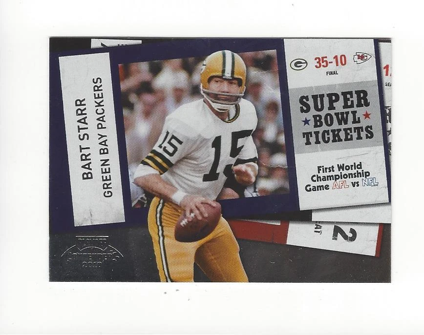 2010 Playoff Contenders Football Super Bowl Ticket Insert Singles - You Choose - Image 1 of 1
