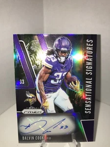 Prizm Dalvin Cook Auto Sensational Signatures 1/5 camuflaje SE-DAC 2019 Panini - Imagen 1 de 7