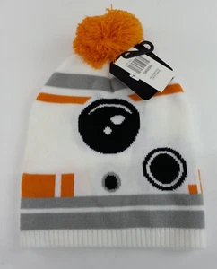 NUEVO CON ETIQUETAS Star Wars BB8 Gorro Pom Disney Sombrero Gorra Tejido - Imagen 1 de 4