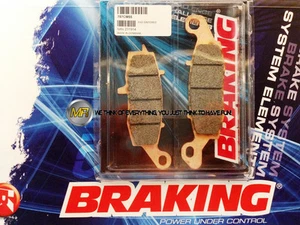 POUR KAWASAKI ZR7 750 2002 02 PLAQUETTES DE FREIN ARRIERE Sint�ris�s BRAKING - Imagen 1 de 1