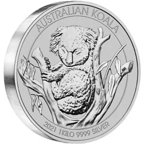Silbermünze 1kg Koala 2021 - Australien - Anlagemünze - ST - Bild 1 von 3