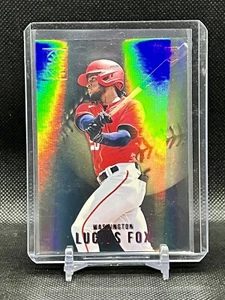 2022 Capstone Baseball Base Red #12 Lucius Fox - Washington Nationals - Picture 1 of 2