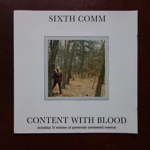 Sixth Comm – Content With Blood Eyas Media – EYAS 1061 CD, Album UK 1989 Elec - Foto 1 di 12
