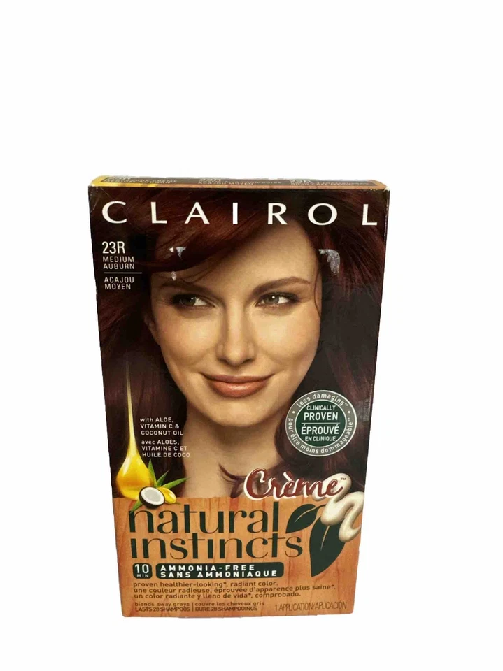 Clairol Natural Instincts Creme Color Ammonia- Medium Auburn 23r