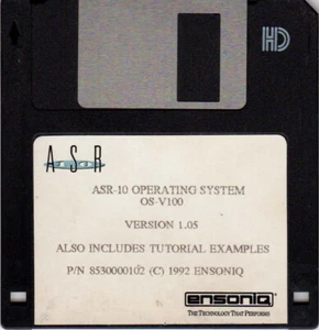 Ensoniq ASR 10 Operating System Disk v 1.05 OS boot - Picture 1 of 1
