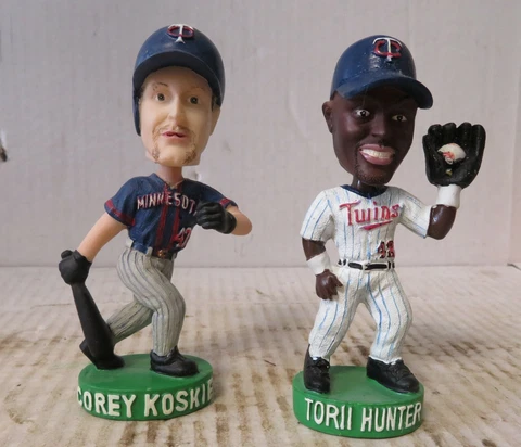 Minnesota Twins Bobbleheads Torii Hunter & Corey Koskie Cover