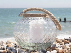 LARGE HURRICANE TEA LIGHT VINTAGE GLASS CANDLE WEDDING HOME DECOR CHRISTMAS - Picture 1 of 5