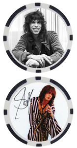 STEVEN TYLER - MUSIC LEGENDS - POKER CHIP - ***SIGNED***