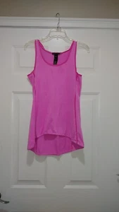 Ralph Lauren Pink Cotton Silk Trim High Low Tank Size Small - Picture 1 of 6