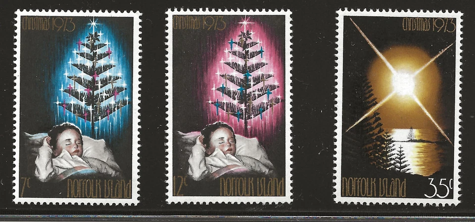 Norfolk Island Scott #153-55, Singles 1973 Complete Set FVF MNH - Image 1 of 1