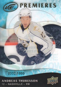 2009-10 Upper Deck Ice Hockey #103 Andreas Thuresson RC/1999