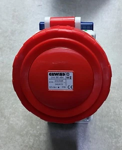 GEWISS GW66464 Compact Industrial Socket - IP55 - 3P+N+E 32A 415V 6H - Picture 1 of 8