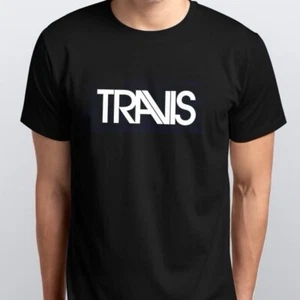 TRAVIS T-SHIRT taglie S M L XL XXL colori Nero, Bianco - Foto 1 di 9