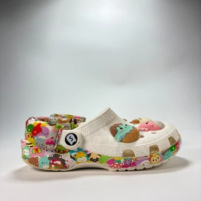 Zueco Crocs Squishmallows Clásico Blanco Ligero Zapatos Sin Cordones Juveniles Talla 3 Foto 1 de 4