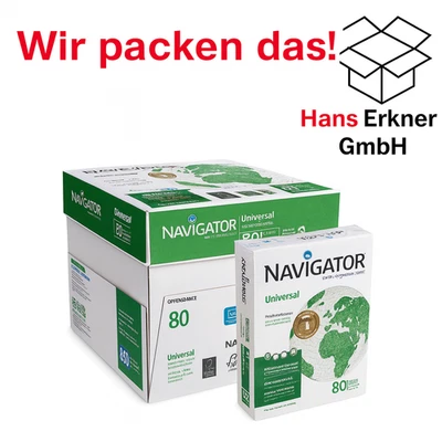 TECNO Navigator Universal Kopierpapier A4 80g/m² | Druckerpapier Büro 500–100000 Blatt