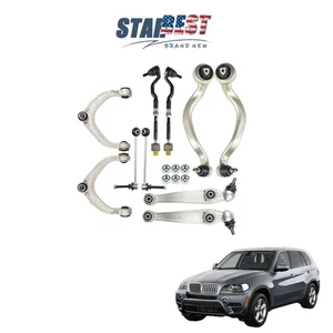 10x For BMW X5 X6 2007-2013 Front Control Arms&Ball Joint Sway Link Tie Rod Kit - Picture 1 of 10