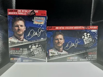 2014 NASCAR Press Pass Racing Exclusive Blaster Box-Magenta Parallel Free Ship - Image 1 of 3