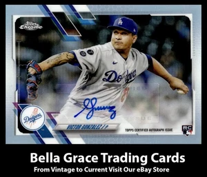 2021 Topps Chrome Aggiornamento Victor Gonzalez #CUSA-VG Dodgers Autografi Auto - Foto 1 di 2