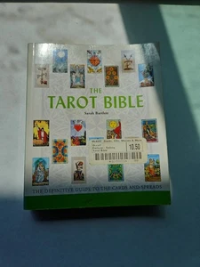 The Tarot Bible by Sarah Bartlett 2006 Edition Softcover Book USED BOOK - Picture 1 of 4
