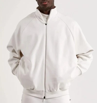 $90... Chaqueta deportiva Adidas ONE talla L de gran tamaño polar blanca nube. HN9271 Foto 1 de 4